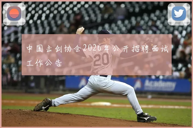 中国击剑协会2026年公开招聘面试工作公告